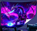 UV Glow 2D Flat Printed Polyester Tapestry – High-Definition Enormous Wall Decor