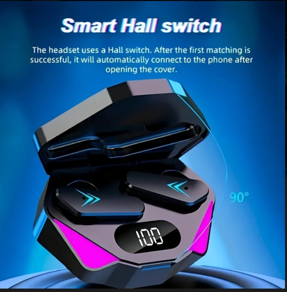 Bluetooth Earbuds with Digital Display